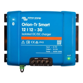 Orion-Tr Smart 12/12-30A (360W) Isolated DC-DC charger