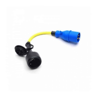 Adapter Cord 16A/250V-CEE plug/Schuko Coupling